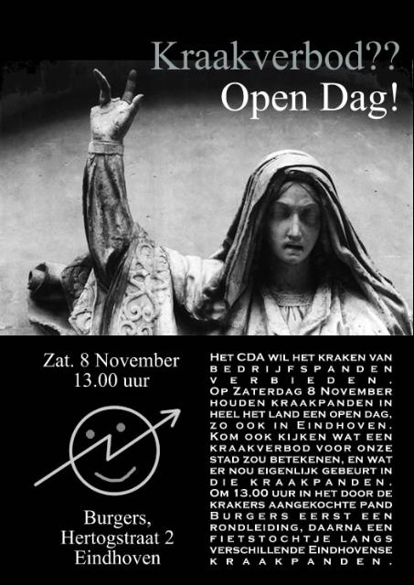 Flyer voor Open Dag Eindhoven