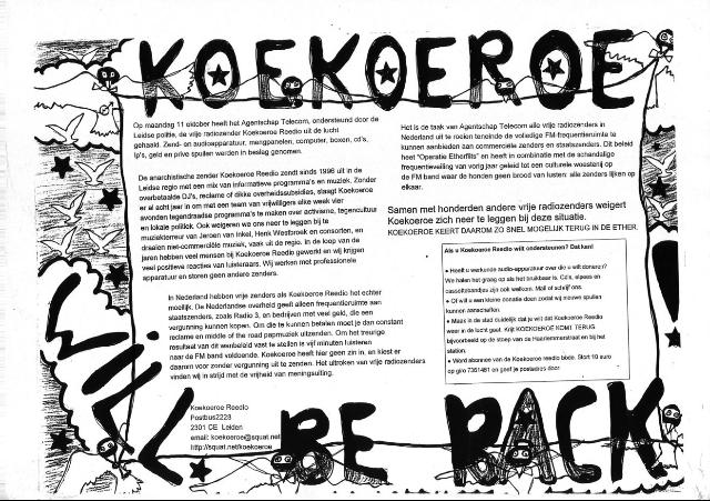 Koekoeroe will be back!