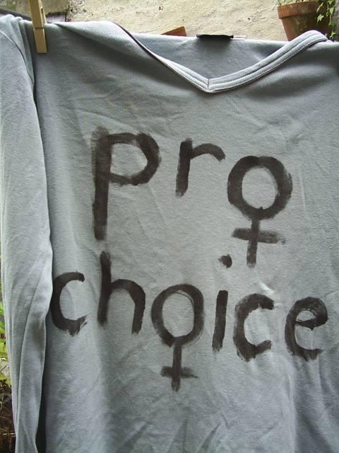 wear a pro choice statement now!