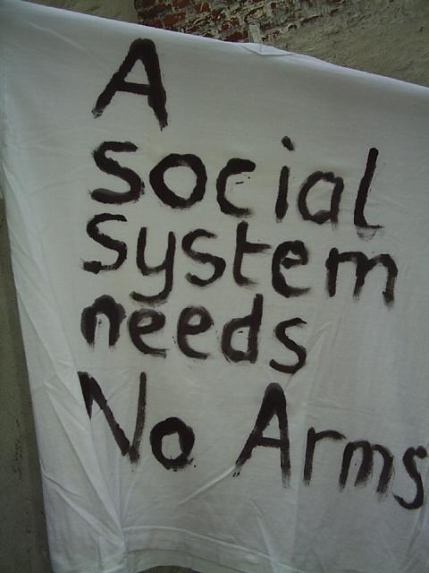 a social system needs no arms!