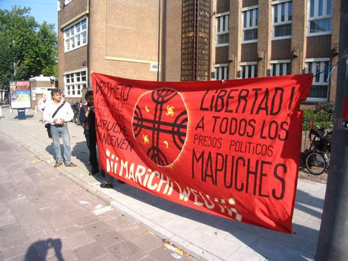 demonstratie consulaat chili 