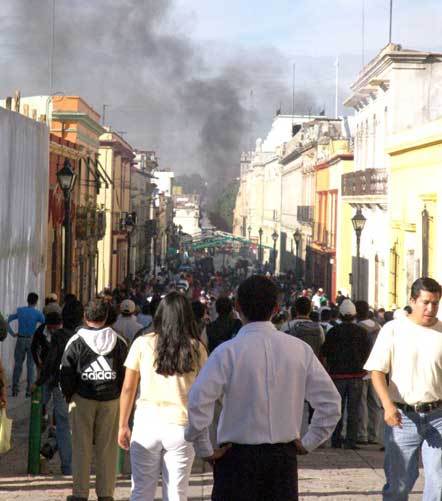 Oaxaca Zocalo in rook