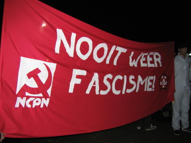 Toen niet, nu niet! Nooit weer fascisme!
