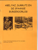 Brochure over Abel Paz en Durruti