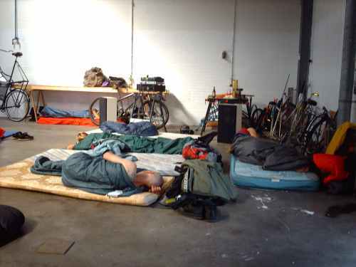 slapen op een inspirerende plek