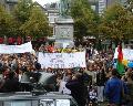 Afghaanse vluchtelingen demonstreren, 4 10, Plein, Den Haag. Foto Jan Beentjes