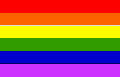 homovlag met regenboogkleuren