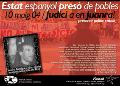poster mobilisatie voor proces in Madrid