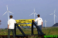 Greenpeace actievoerders blokkeren het kerntransport van Borssele naar La Hague,