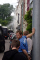 Water cannon on PC Hoofdstraat