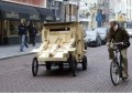 De antimilitaristen hadden zelfs een 'tank' ingezet voor het protest