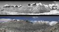 Mount Everest en de Rongbuk Gletsjer 1968 en 2007