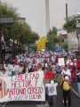 Protestmars in Mexico City