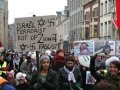 Betogers in Antwerpen afgelopen zondag