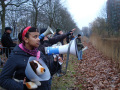 Protest bij TNO in Delft