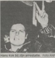 "Hans Kok bij zijn arrestatie"