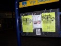 Posters geplakt in Ede