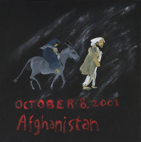 8 october: begin aanval op de Afghanen