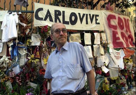 Carlo's vader - Genua, 20 juli 2002.