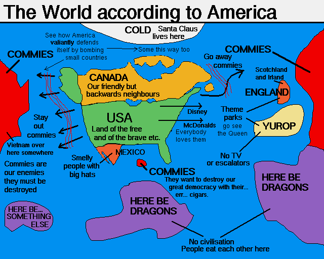 amerikkka is centre of the world