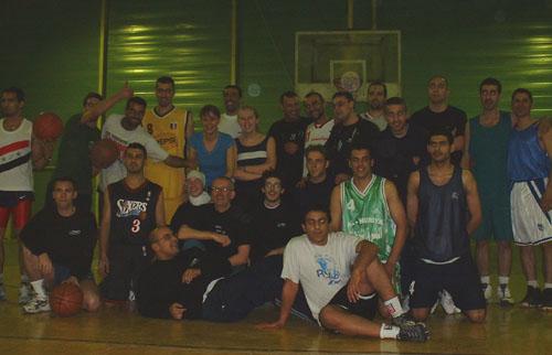 Basketbal met Firegym en BBC Baghdad