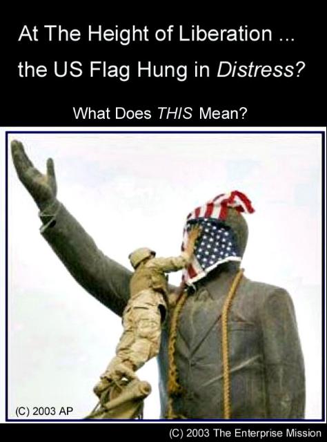 Flag distress