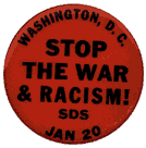 Stop war, stop racism. Stop Bush and Blair