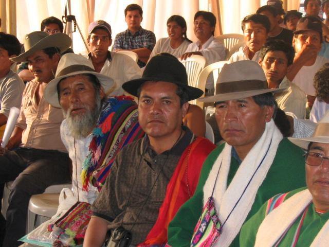 Discussiegroep rond de situatie van de inheemse volkeren