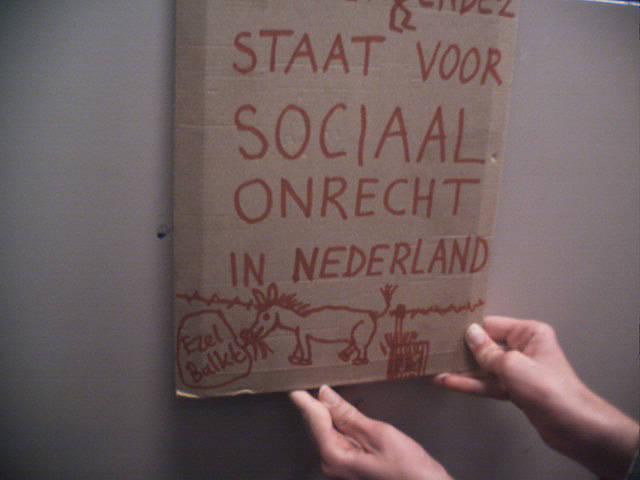 (B2) staat voor sociaal onrecht in Nederland