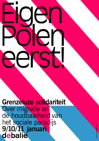 de Balie affiche 9/10/11 januari 2004