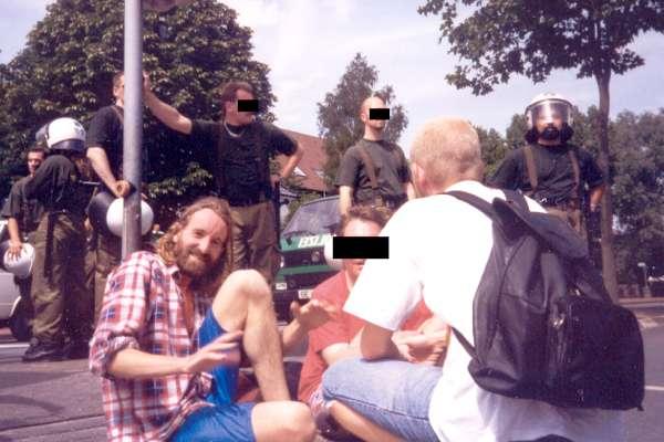 Vincent op 18 juli 1999 in het Duitse Ahaus...