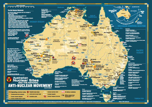 Downloadable, inter-active Australian nuclear map.