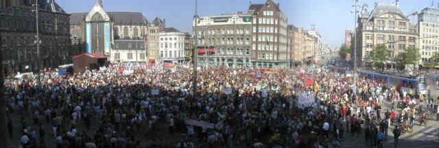 Nieuwe grote demonstraties Keer het Tij in 2005?
