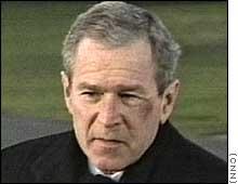 Bush after pretzel incident