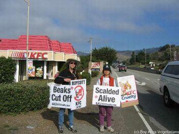Actie tegen KFC in de VS