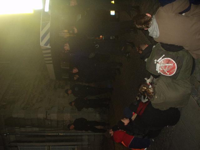 blokkade bij Crown Plaza hotel Maastricht