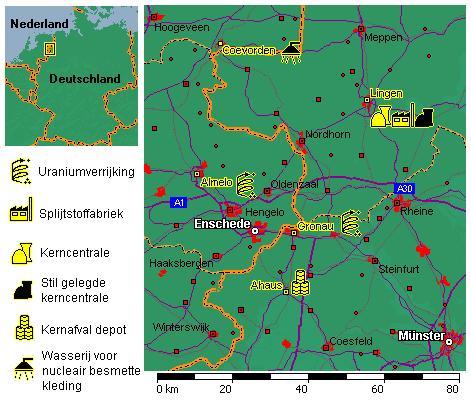 map Ahaus Enschede