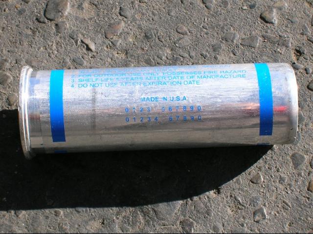  gebruikte traangastube uit de VS