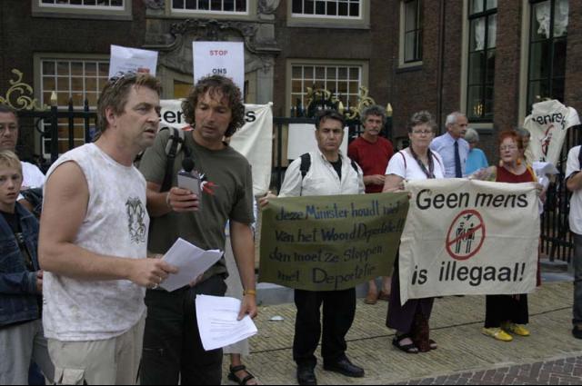 Solidariteitsaktie in Leeuwarden.