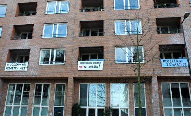 aan nieuwbouw 2e Constantijn Huygensstraat (naast WG)