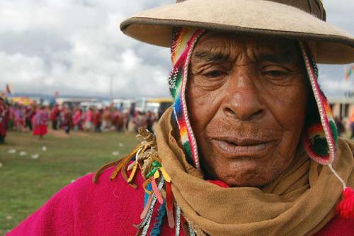 En las ruinas de Tiahuanacu: primera ceremonia de asuncin de Evo Morales