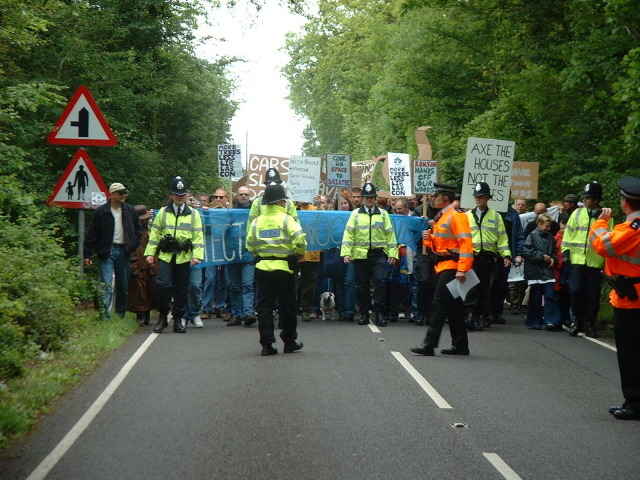 Protestmars in 2002