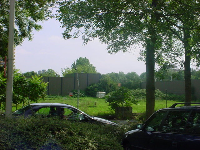 'bouw' terrein Wageningen oktober 2004