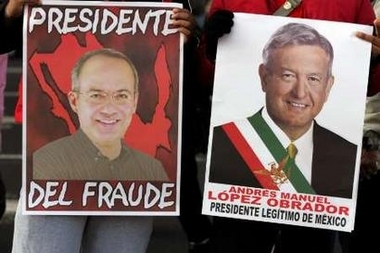 Rally to a protest against President Felipe Calderon in Mexico City - 212