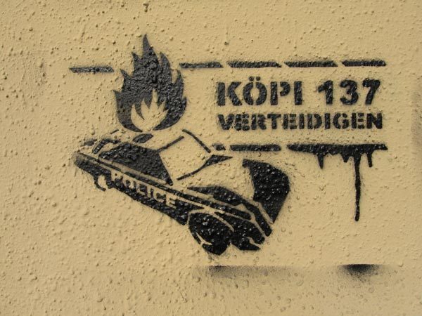 Eviction will be expensive. More than 130 burning cars in 2007 in Berlin yet