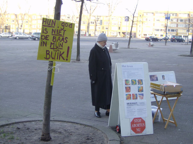 fundamentalist tegen recht op abortus.