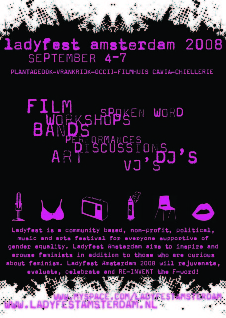 Ladyfest Amsterdam Flyer
