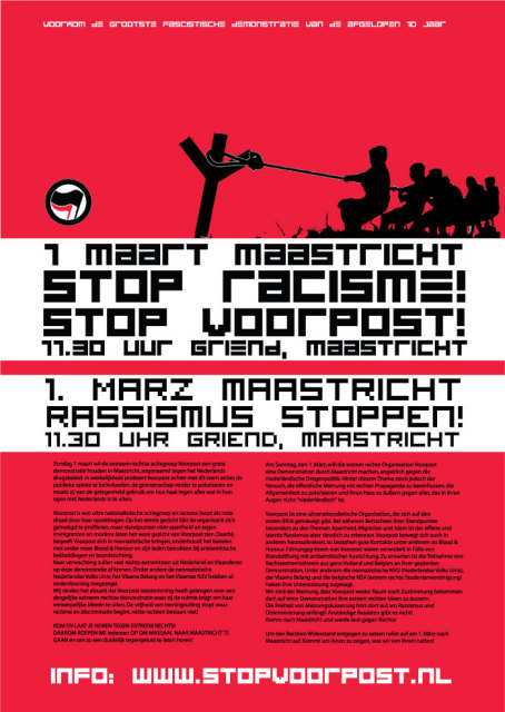 Poster oproep 1 maart