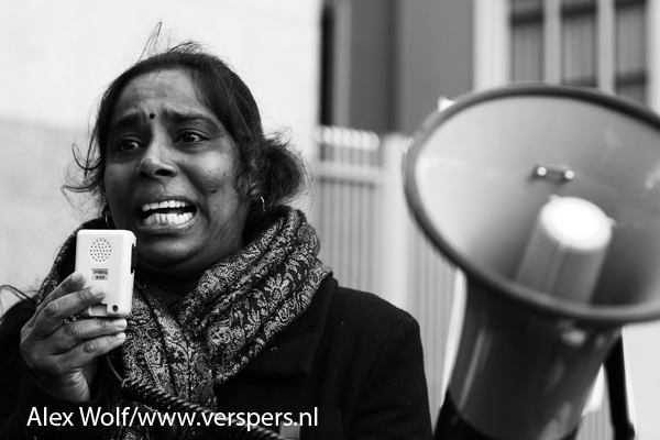 Demonstratie Tamils in Den Haag