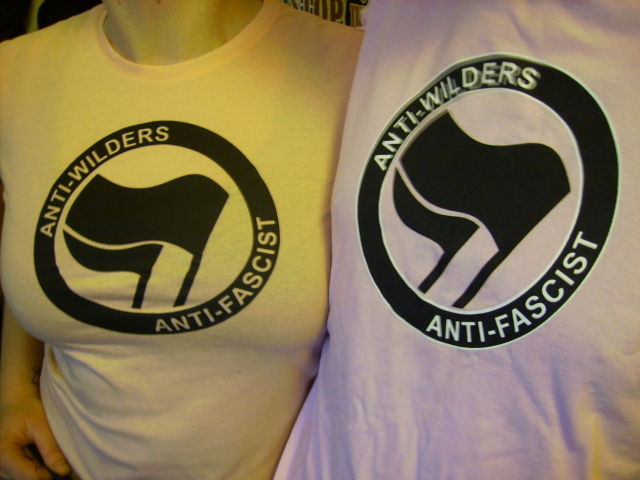 anti-fascist, anti-wilders